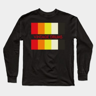 TR-808 STRIPES & FONT #7 Long Sleeve T-Shirt